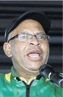  ?? / ANTONIO MUCHAVE ?? Premier Stan Mathabatha.