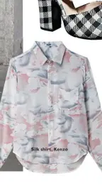  ??  ?? Silk shirt, Kenzo