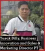  ??  ?? Yusak Billy, Business Innovation and Sales & Marketing Director PT Honda Prospect Motor