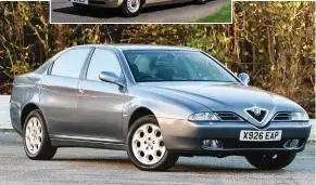  ?? ?? Alfa 166 is tempting but, top, Iso Fidia (ex-lennon car pictured) is the dream