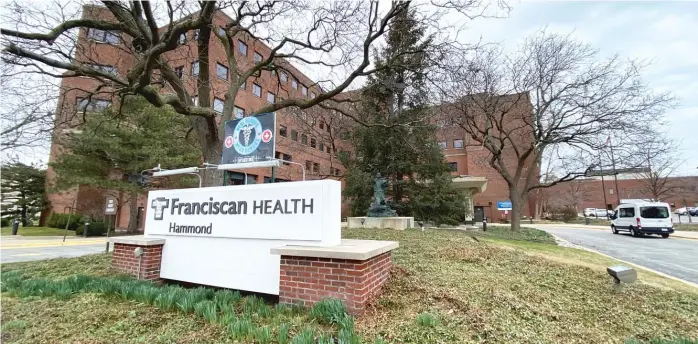  ?? GILES BRUCE/KHN ?? Franciscan Alliance plans to largely demolish Franciscan Health Hammond, a 226-bed hospital that opened in 1898. The Catholic hospital system says the Hammond hospital has few patients and that its aging infrastruc­ture is costly to maintain.