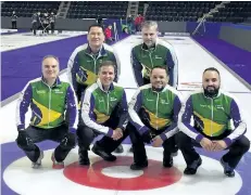  ?? SUPPLIED PHOTO VIA THE CANADIAN PRESS ?? Members of the Brazilian curling team are seen in this handout photo.