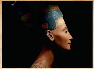  ?? ?? Nefertiti er kjent for sin skjønnhet og eleganse, men spilte også en viktig politisk rolle i Egypts historie.