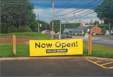  ?? DONNA ROVINS — DIGITAL FIRST MEDIA ?? Dollar General’s newest location has opened in Amity in Berks County, 103N. Monocacy Creek Road. To celebrate, the location will host a grand opening on Saturday, June 2. The store is one of 900stores the chain plans to open in 2018.