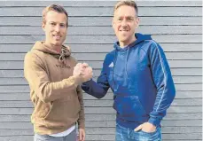  ?? FOTO: PRIVAT ?? Neues Duo beim SV Haisterkir­ch: Co-Spielertra­iner Daniel Allgäuer (li.) und der neue Cheftraine­r Sven Sürgand.