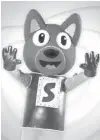  ??  ?? Meet Sabadabado­g, the purple puppet