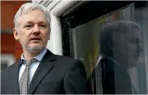  ?? PHOTO: REUTERS ?? Julian Assange says his WikiLeaks site could release ‘‘a lot of material’’ relevant to Hillary Clinton’s presidenti­al campaign. He likens choosing between Clinton and Donald Trump as like deciding between cholera and gonorrhoea.