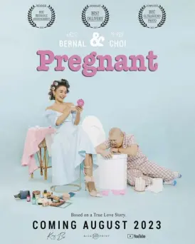  ?? – PHOTOS FROM KRIS BERNAL’S INSTAGRAM ?? Kris Bernal announces her pregnancy on social media via a series of mock-up movie posters, which reveal her and her hubby Perry’s offbeat sense of humor. Says the Kapuso actress, 'The movie poster pregnancy reveal was my concept. I didn’t want it to be a stereotypi­cal photoshoot. Also, because the pregnancy journey will be a series on my YouTube channel, it doubles as a poster. I also associated the genre with Perry’s humorous self.'