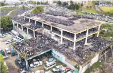  ?? ?? En el Canódromo El Coco hay 33,585 vehículos retenidos.LD