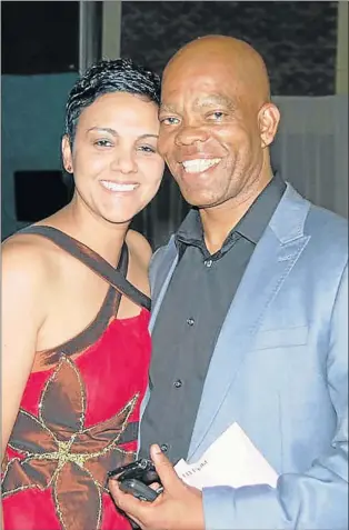  ?? Picture: SUPPLIED ?? NEW LEASE: Mthatha Bucks coach Ian Palmer and his wife Lila