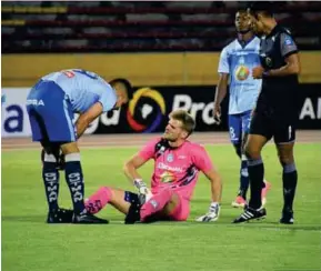  ??  ?? BAJA. Macará todavía no contará con el guardameta Javier Burrai, quien sufrió una lesión en la fecha seis ante América de Quito.