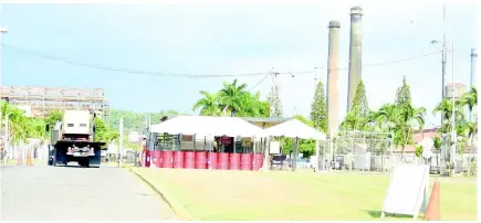  ?? File ?? Entrance to the Jamalco plant in Clarendon.