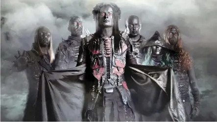  ??  ?? Cradle of Filth bring their singular form of metal to the Starlite room on Saturday.