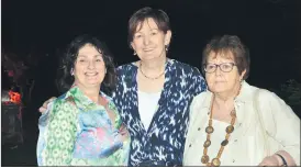  ?? (Pic: John Ahern) ?? Lynn O’Brien, Maureen O’Donoghue-Burke and Marie Burke who attended last Friday night’s sell out Johnny Cash tribute show.