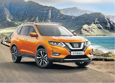  ??  ?? SIMPLY STYLISH : The latest X-Trail adopts the Nissan V-Motion front design