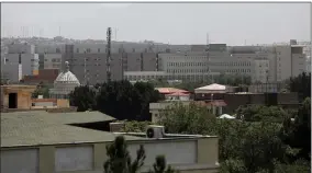  ?? RAHMAT GUL-ASSOCIATED PRESS ?? The U.S. Embassy buildings are seen in Kabul, Afghanista­n, Saturday.