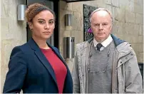  ?? ?? Tala Gouveia and Jason Watkins are the unlikely pair creating sparks in McDonald & Dodds.