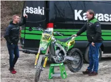  ??  ?? Champion de France l’an dernier, Kawasaki a renouvelé sa confiance à Damien Prévot, un ancien de la maison, en attendant l’arrivée d’un top.