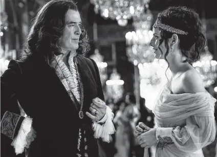 ?? Gravitas photos ?? While Pierce Brosnan won’t win any awards, he does give King Louis XIV some depth. Kaya Scodelario plays his daughter.