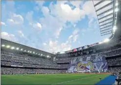  ??  ?? ANTE EL CLÁSICO. El Bernabéu presentará un gran aspecto el día 27.