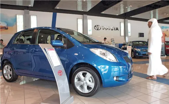  ?? Manuel Salazar / The National ?? Toyota and Nissan are popular brands in the UAE due to their affordabil­ity and reliabilit­y