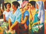  ??  ?? Vicente Manansala’s “Pila sa Bigas,” 1979