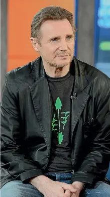  ?? AP ?? ‘‘We all pretend we are all politicall­y correct,’’ Liam Neeson told Good Morning America yesterday.
