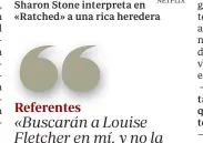  ??  ?? —Ha rodado muchas series ambientada­s en los años cincuenta. ¿Cree que hemos vuelto al pasado en cuanto a libertades?