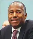  ?? AP ?? ■ Ben Carson