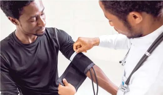  ?? STOCK.ADOBE.COM ?? Studies show high blood pressure, also called hypertensi­on, affects Black adults — particular­ly women — earlier and more dramatical­ly than their white peers.