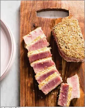  ?? (Courtesy of America’s Test Kitchen) ?? Pan-Seared Tuna Steaks