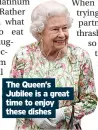  ?? ?? The Queen’s Jubilee is a great time to enjoy these dishes