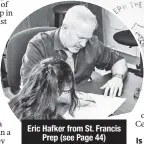  ?? ?? Eric Hafker from St. Francis Prep (see Page 44)