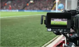  ??  ?? While the Premier League is straining to resume matches and thereby fulfil its lucrative pay-TV contracts League One and Two clubs could go bust. Photograph: Paul Greenwood/ BPI/Rex/Shuttersto­ck