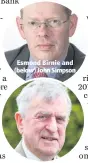  ??  ?? Esmond Birnie and (below) John Simpson