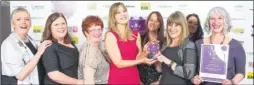  ??  ?? Rising Sun Domestic Violence & Abuse service with its award