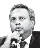  ?? JAIME SALDARRIAG­A/REUTERS ?? Salil Shetty, director de Amnistía.