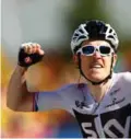  ??  ?? Geraint Thomas i Sky.