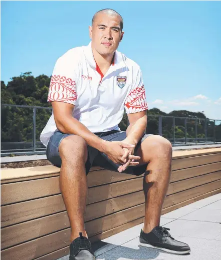  ?? Picture: TIM HUNTER ?? Leilani Latu is seeking an unexpected career revival at the Gold Coast.