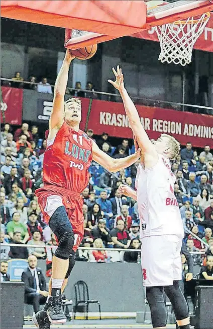  ?? FOTO: LOKOMOTIV KUBAN ?? Superados Los hombres de negro poco pudieron hacer para frenar la avalancha de juego del equipo ruso