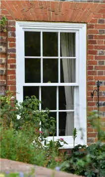  ?? ?? Top: Accoya sliding box sash window, manufactur­ed and installed by The Sash Window Workshop