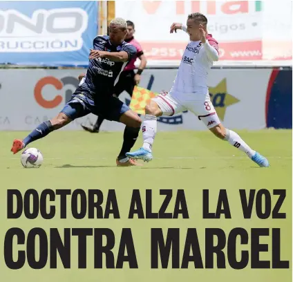  ?? RAFAEL PACHECO GRANADOS ?? Marcel Hernández llegó al Cartaginés en el 2018 y está cerca del Saprissa.