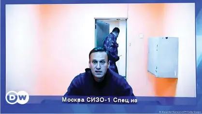  ??  ?? Алексей Навальный в СИЗО (фото из архива)