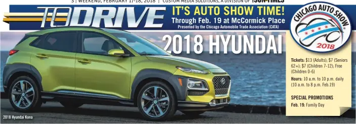  ??  ?? 2018 Hyundai Kona