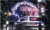  ?? PHOTO: REUTERS ?? Aftermath . . . Rescue teams work at the scene of the shooting in Strasbourg, France, on Tuesday night (local time).