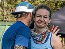  ??  ?? Right: Katie Wright also competed in the ultra race and was ‘‘gutted’’ that she had to pull out after 50 hours.