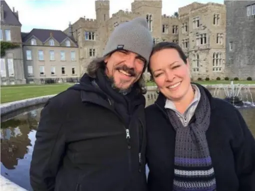  ?? (Facebook/Shantell Payne) ?? Kurt Cochran was in London with his wife Melissa to celebrate the couple’s 25th wedding anniversar­y