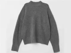  ??  ?? Fine Knit Jumper, £19.99, H&amp;M