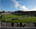  ?? ANDY JACKSON/STUFF ?? Upgrades at Yarrow Stadium will be completed for the All Blacks test in September.