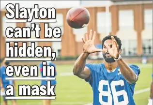  ?? Giants.com ?? DIAMOND IN THE ROUGH: The Giants’ Darius Slayton led all rookies with eight touchdown catches last year as a fifth-round rookie out of Auburn.